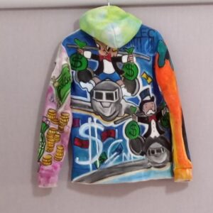 Hand-Painted Jacket Pop Art