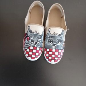 Loafers Red Dots Cat