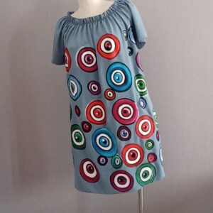 Dress Blue Circles