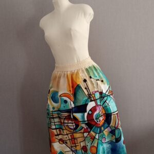 Skirt Turquoise Comic