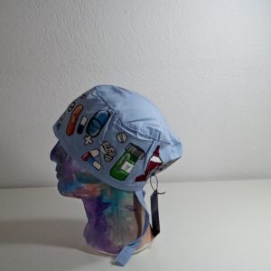 Medical Cap Blue Symbols