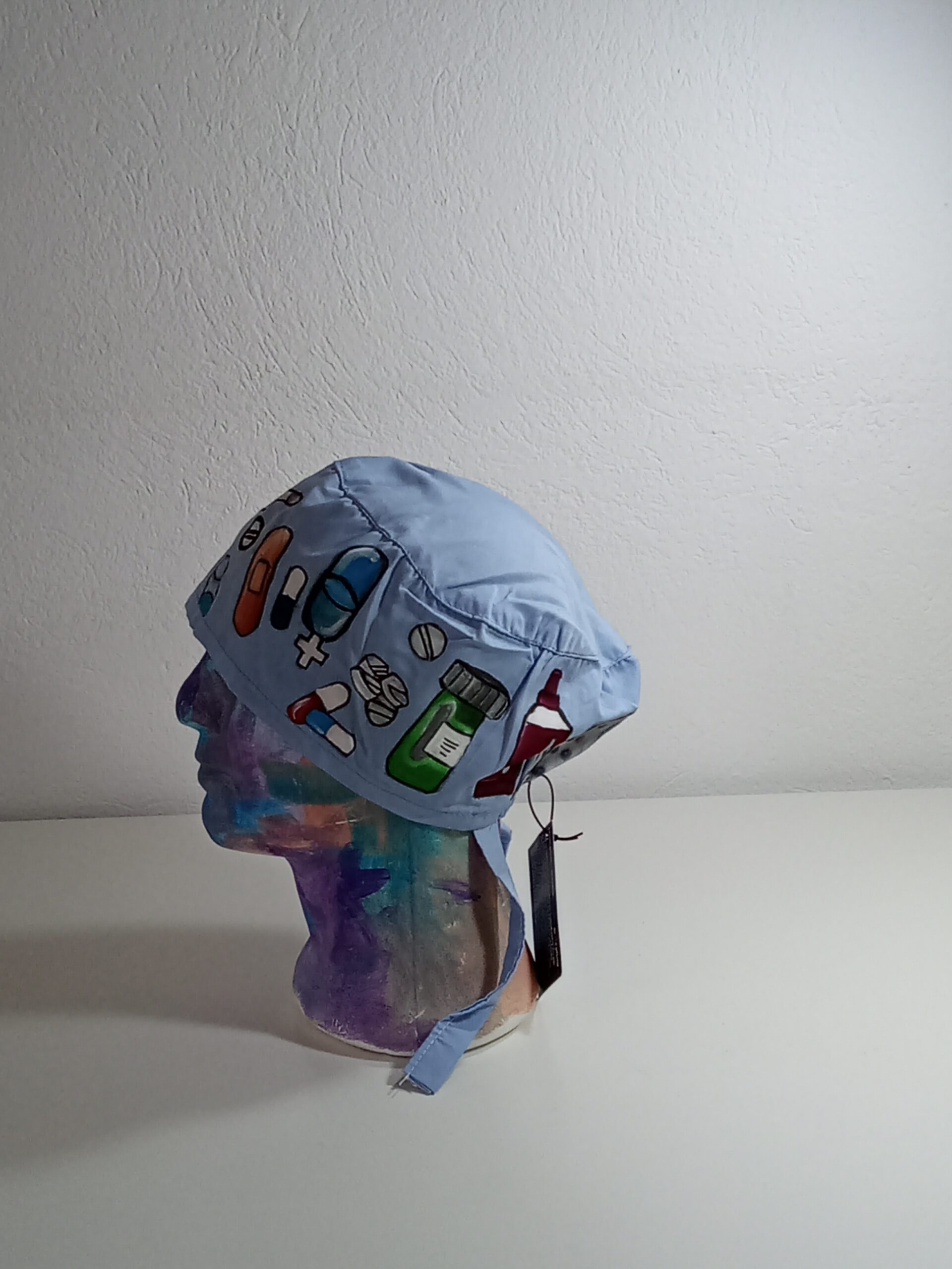 Medical Cap Blue Symbols