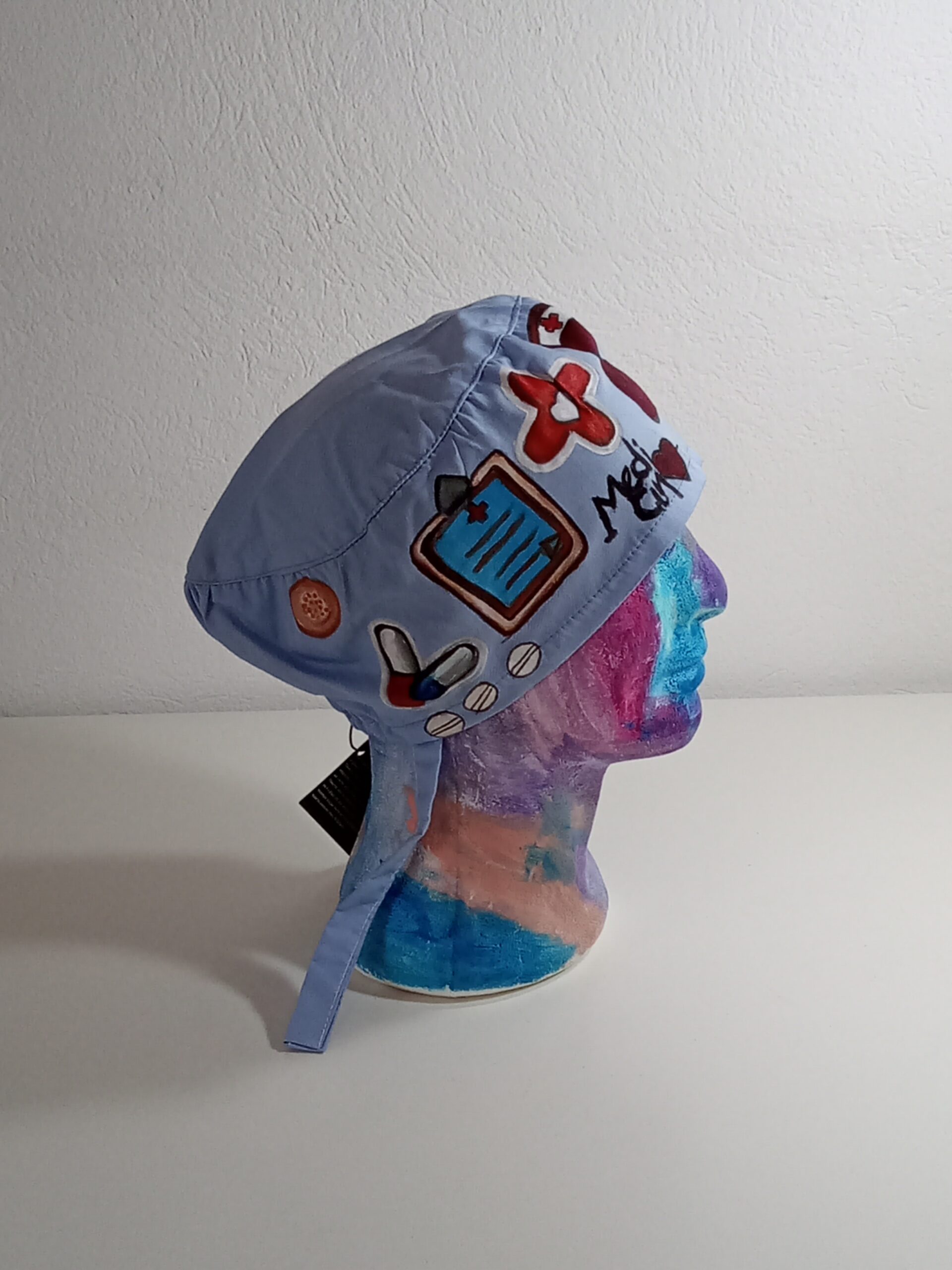 Medical Cap Blue Symbols - Image 4