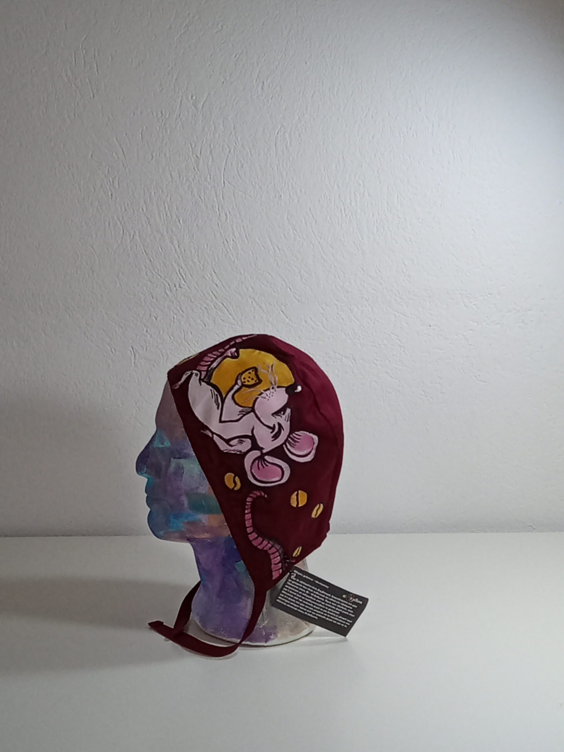 Medical Cap Burgundy Sweet - Image 2