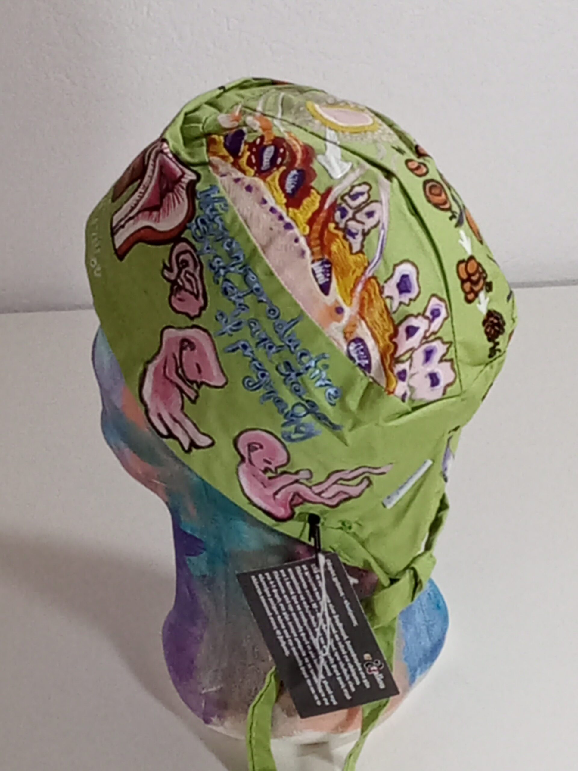 Medical Cap Light Green Stories - Image 4