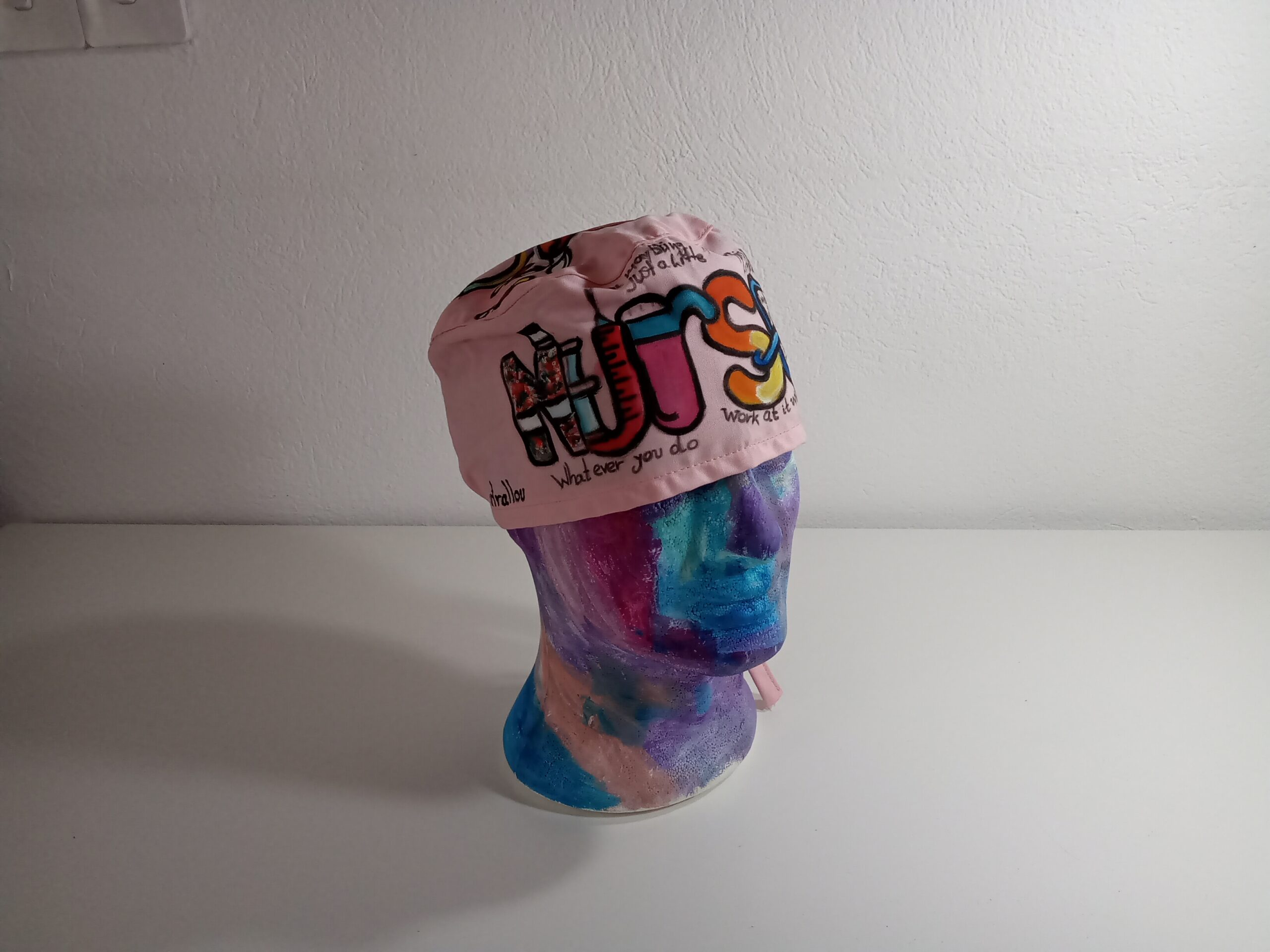 Medical Cap Pink Love - Image 2