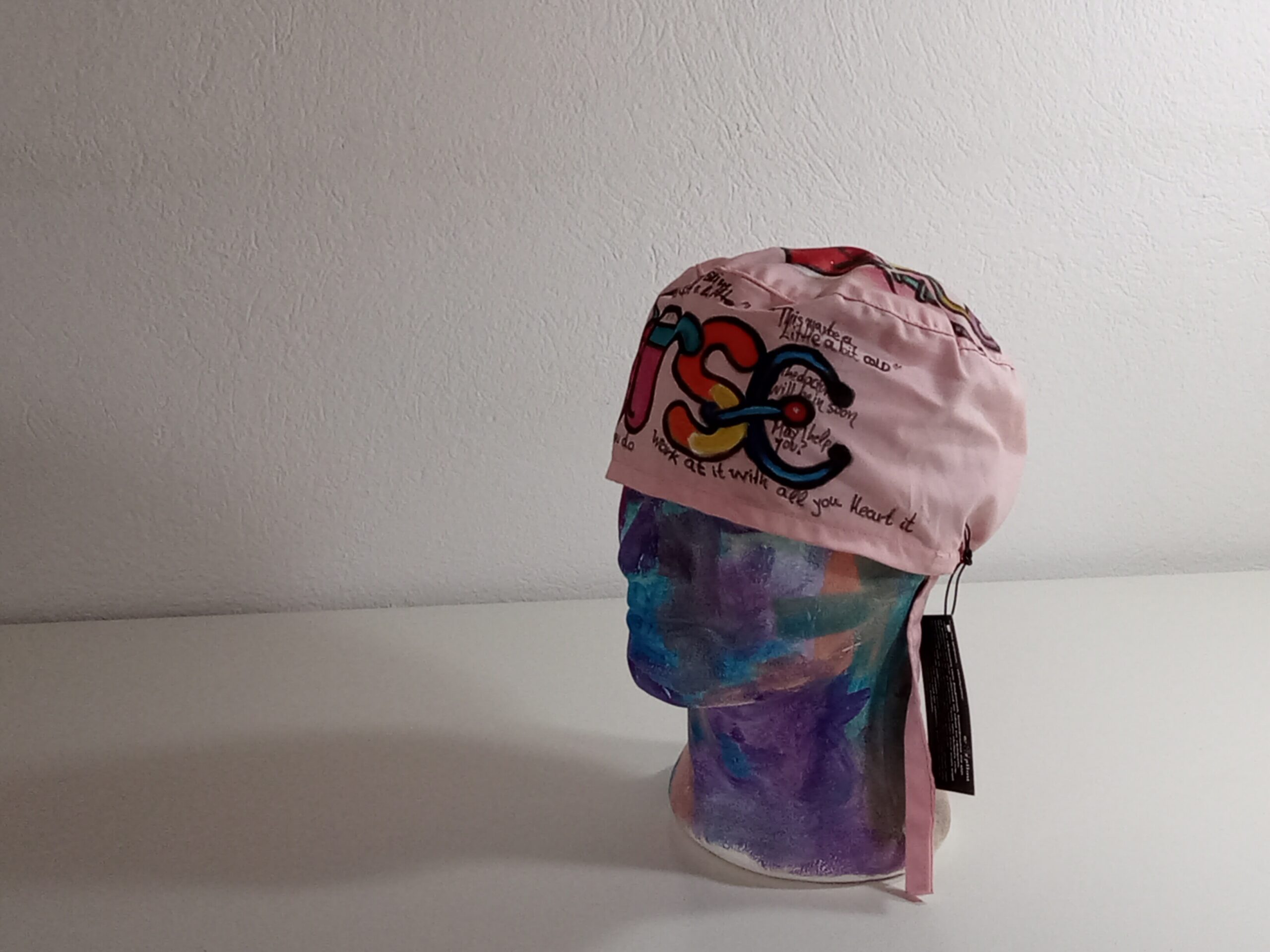 Medical Cap Pink Love - Image 3