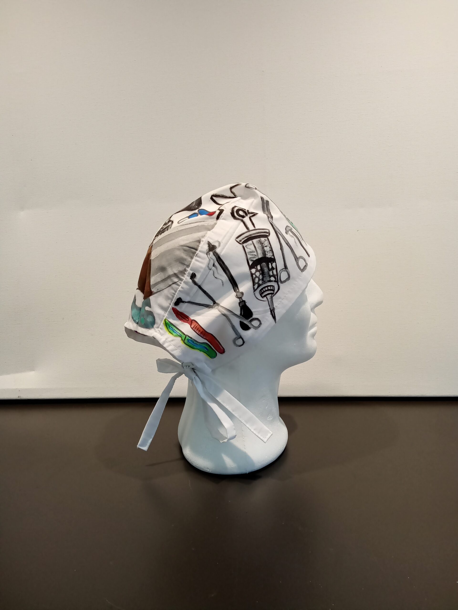 Medical Cap White Comic Care - Image 4