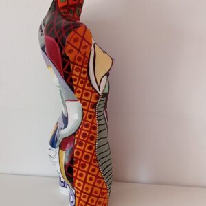Display Bust Orange Pattern