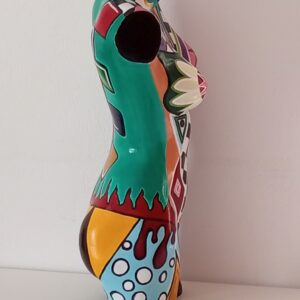 Display Bust Turquoise Blocks