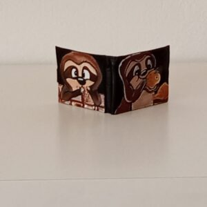 Wallet Brown Cartoon Face