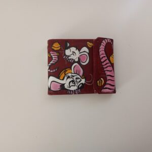 Wallet Burgundy Dog