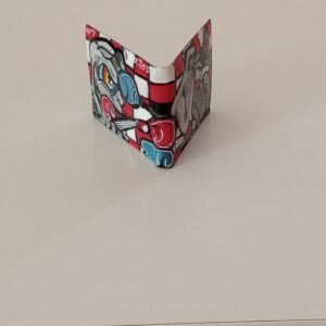 Wallet Red Blue Comic