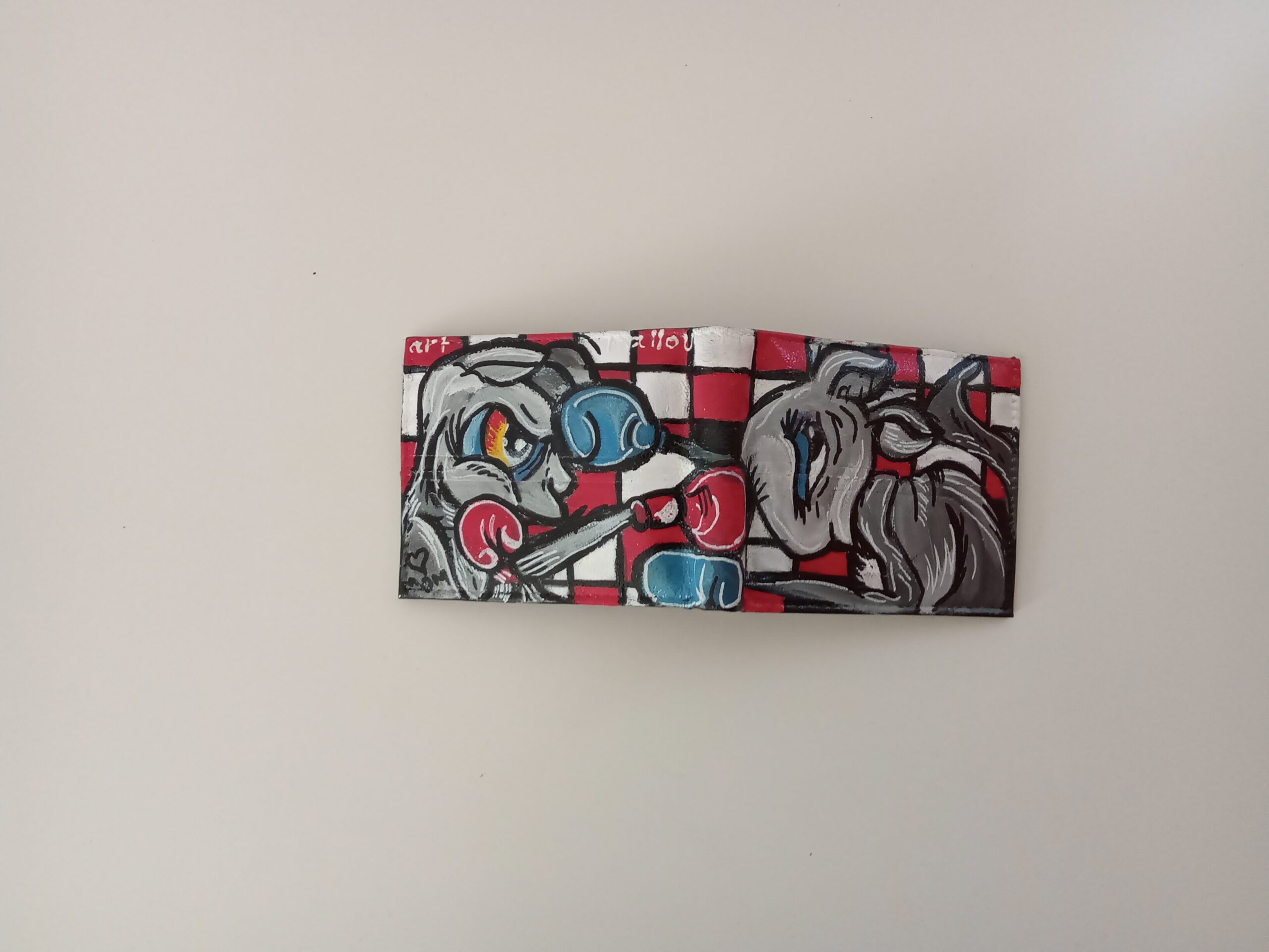 Wallet Red Blue Comic - Image 3
