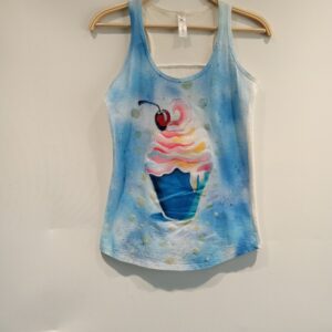 Sleeveless Top Ice Cream Sky