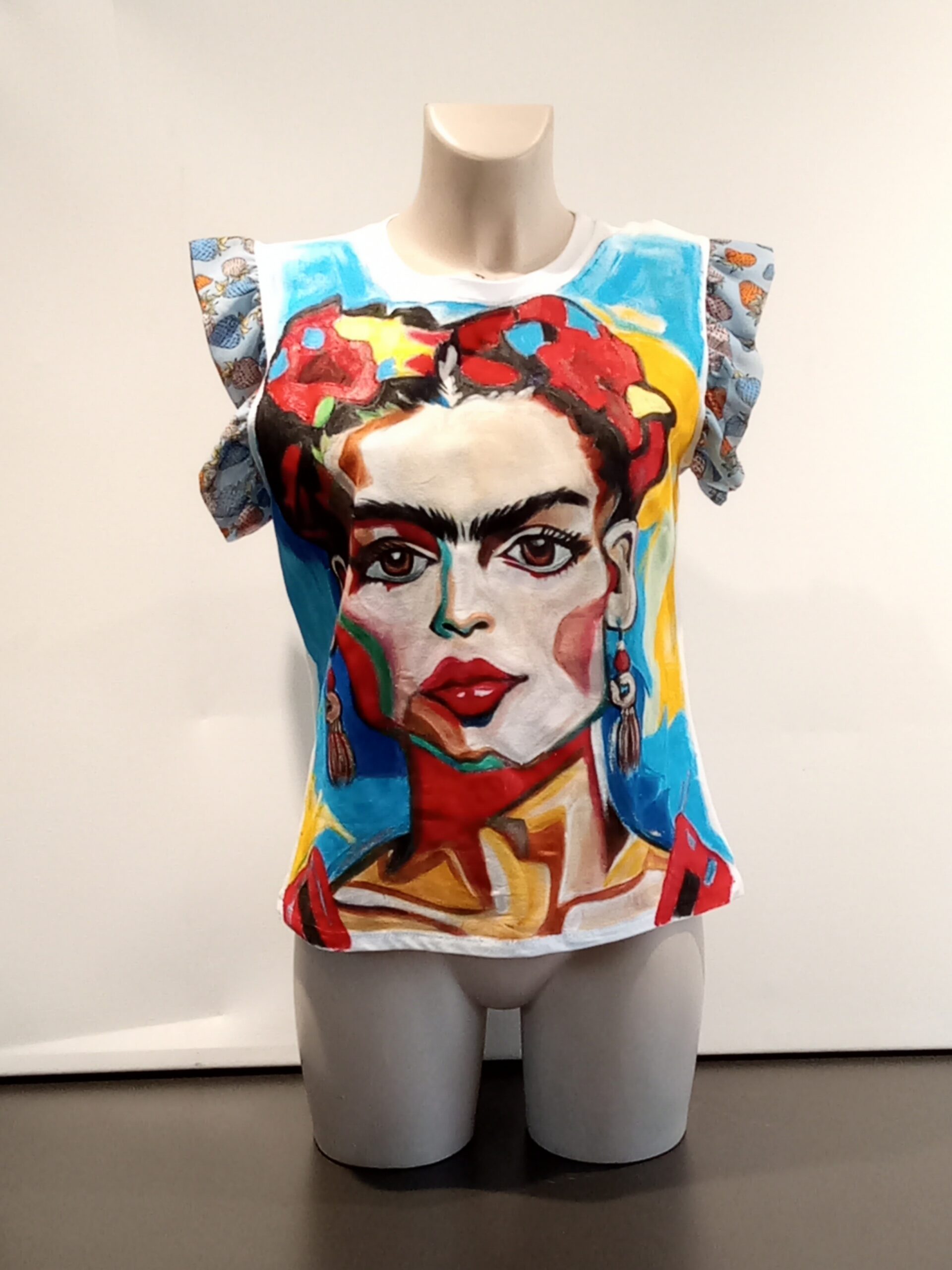 T-shirt Frida Color Portrait