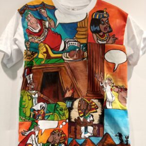 T-shirt Western Comic Collage