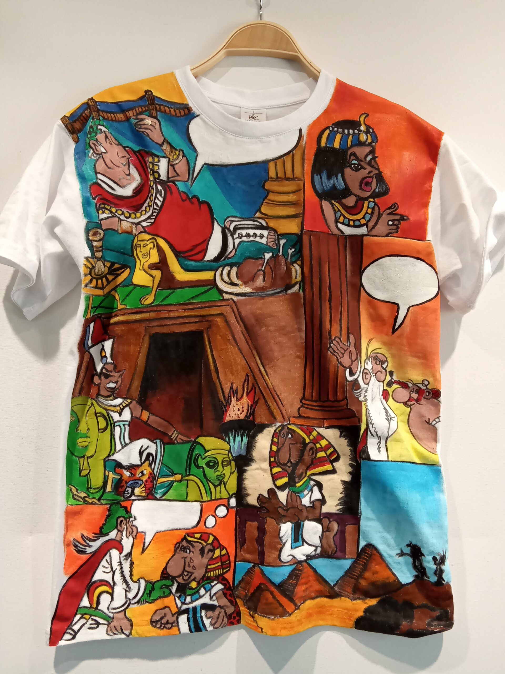 T-shirt Western Comic Collage
