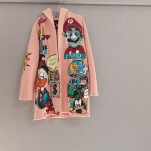 Pink Long Jacket Pop Icons